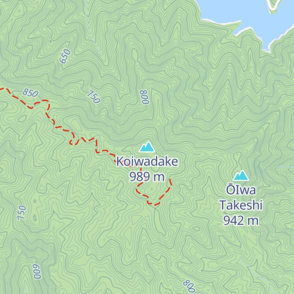 Map of Koiwadake