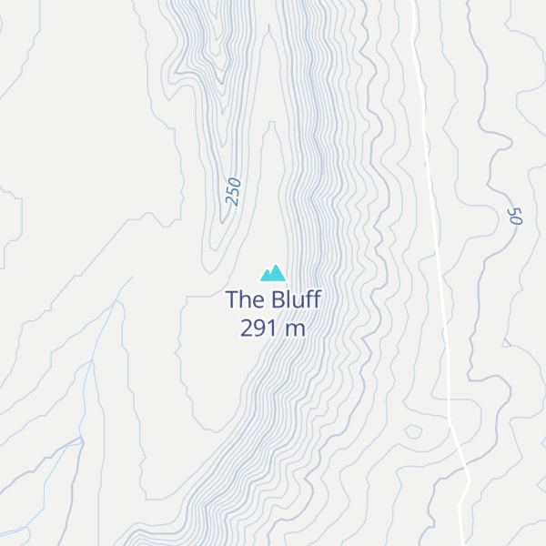 Map of The Bluff