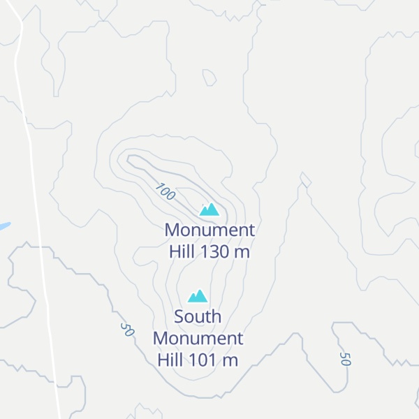 Map of Monument Hill
