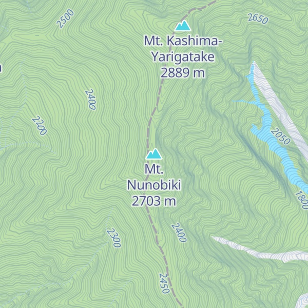 Map of Mt. Nunobiki