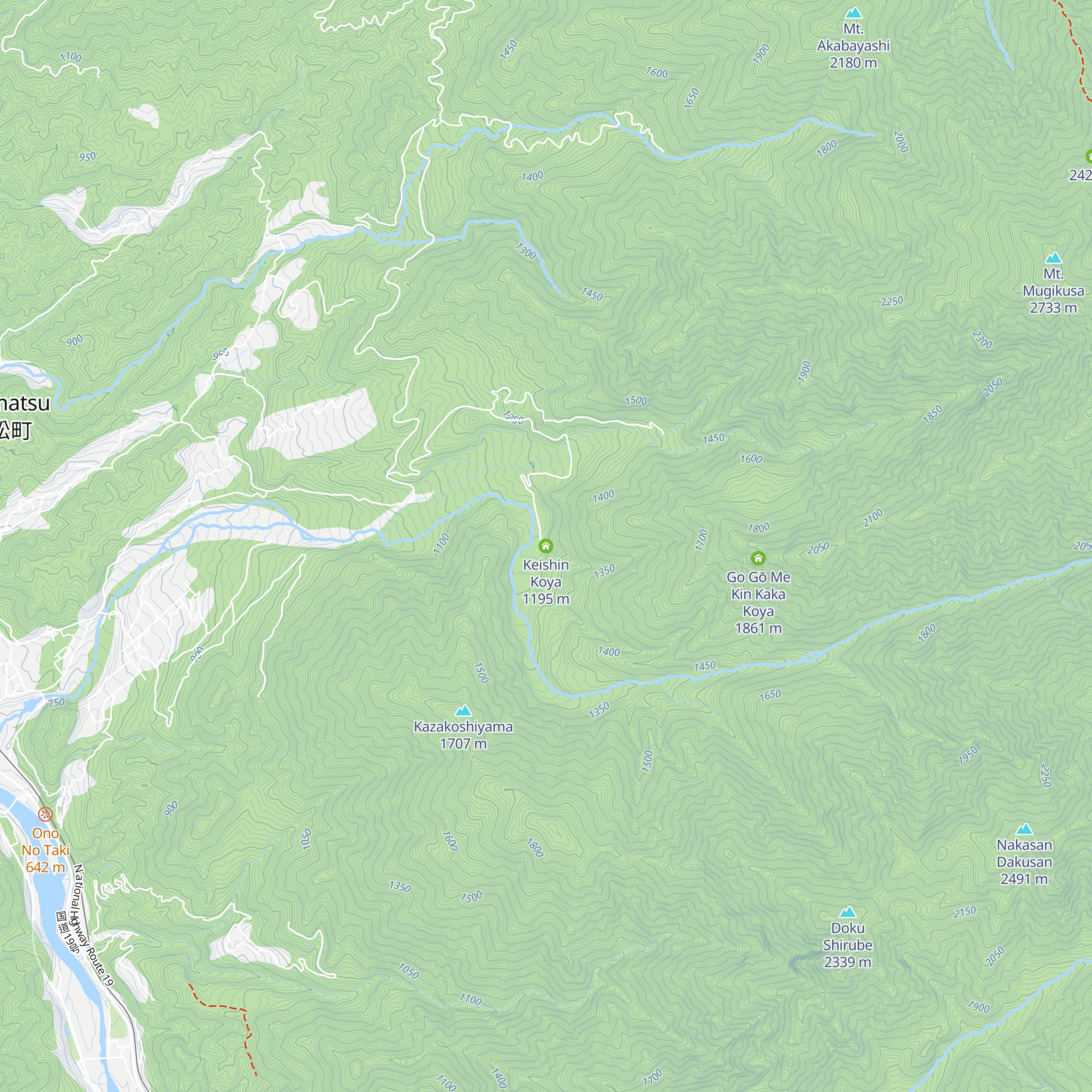 Keishin Koya map
