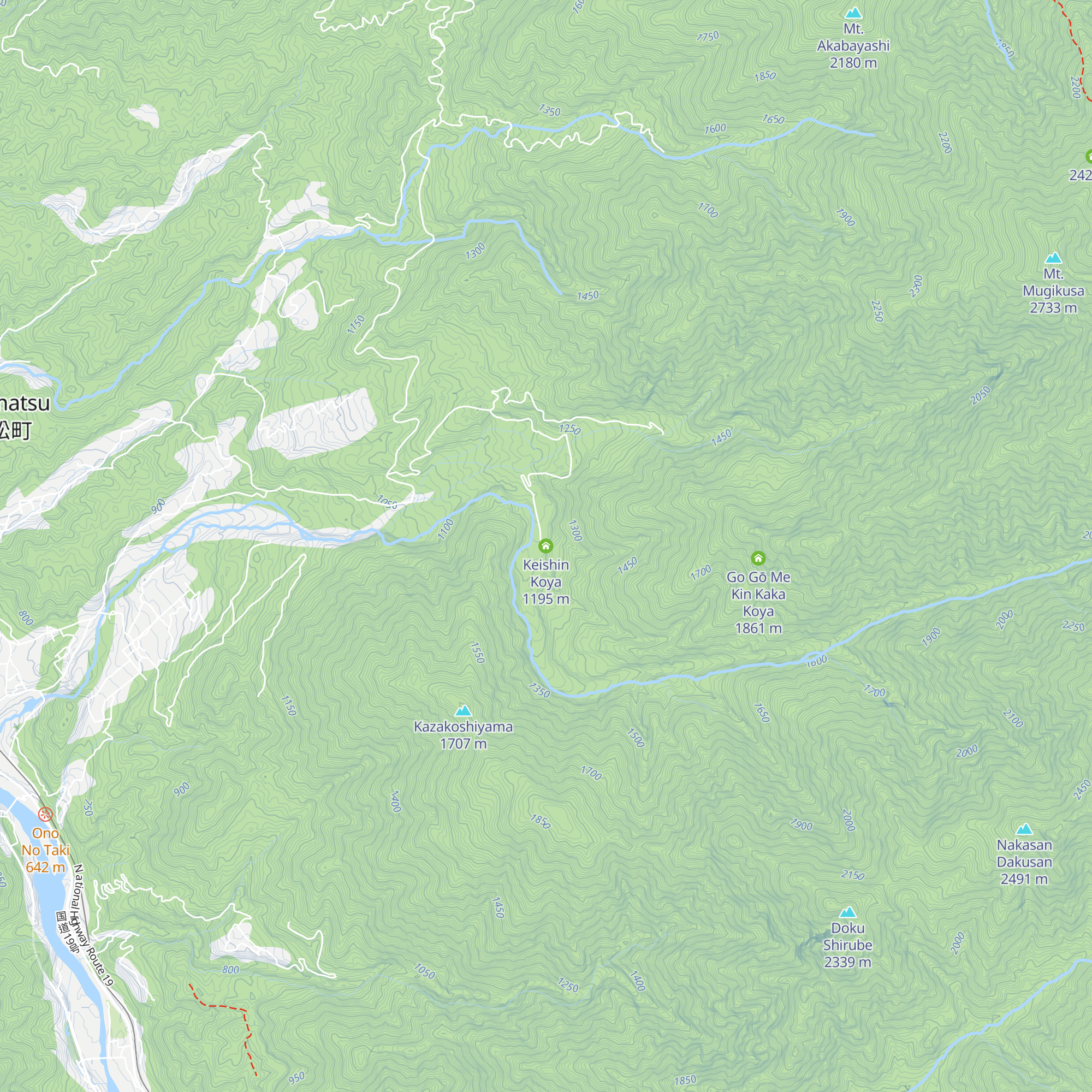 Keishin Koya map