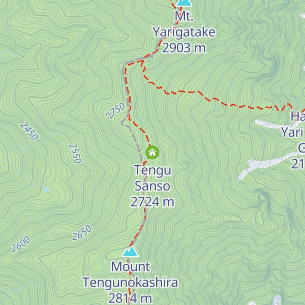 Map of Tengu Sanso