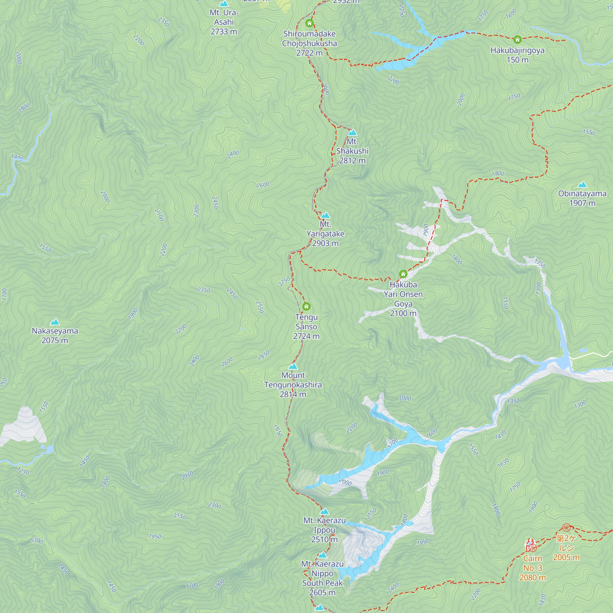 Tengu Sanso map