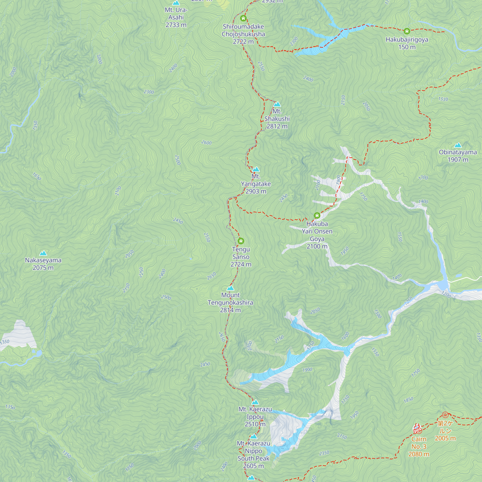 Tengu Sanso map