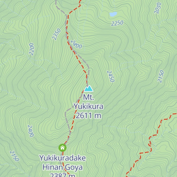 Map of Mt. Yukikura