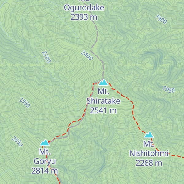 Map of Goryusanso