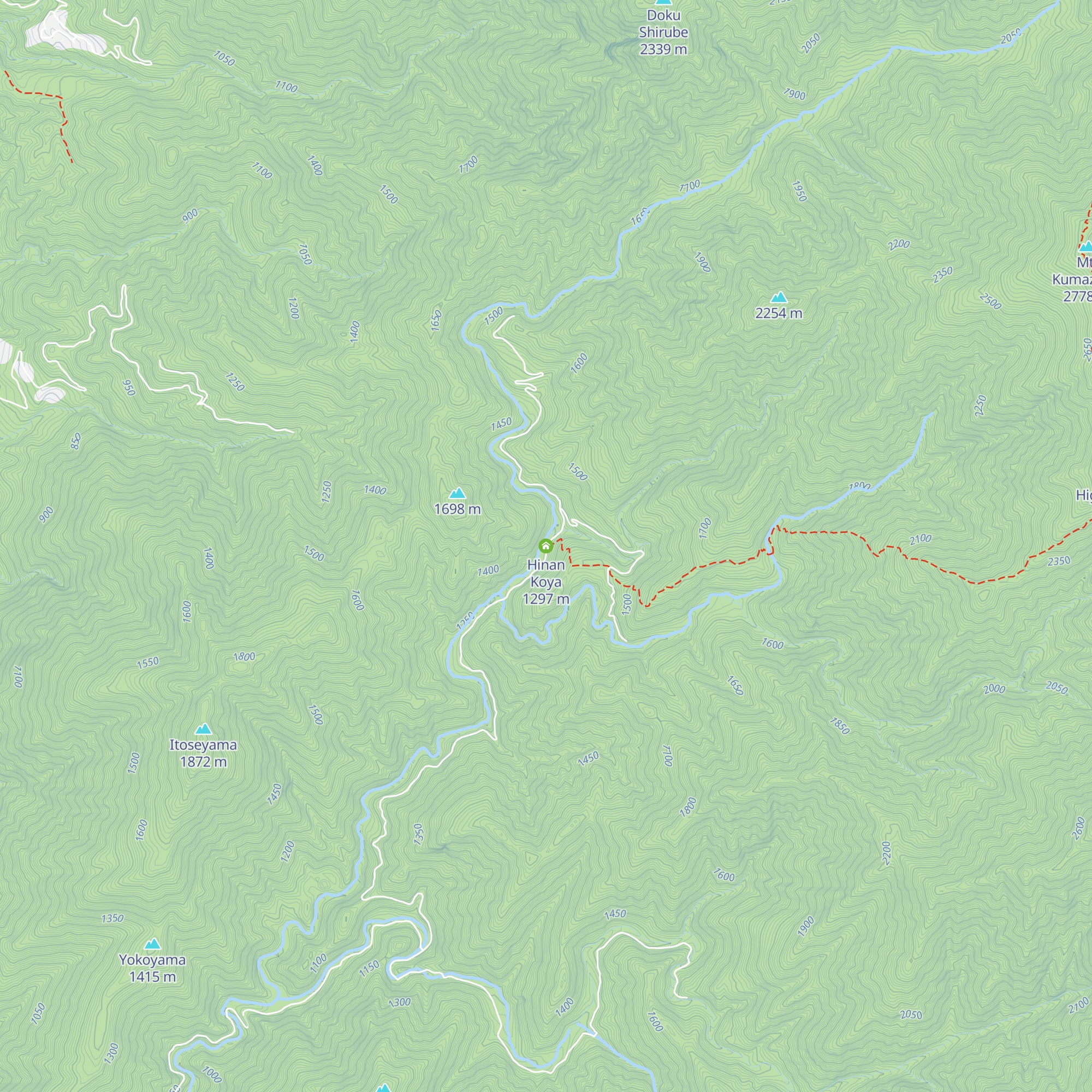 Hinan Koya map