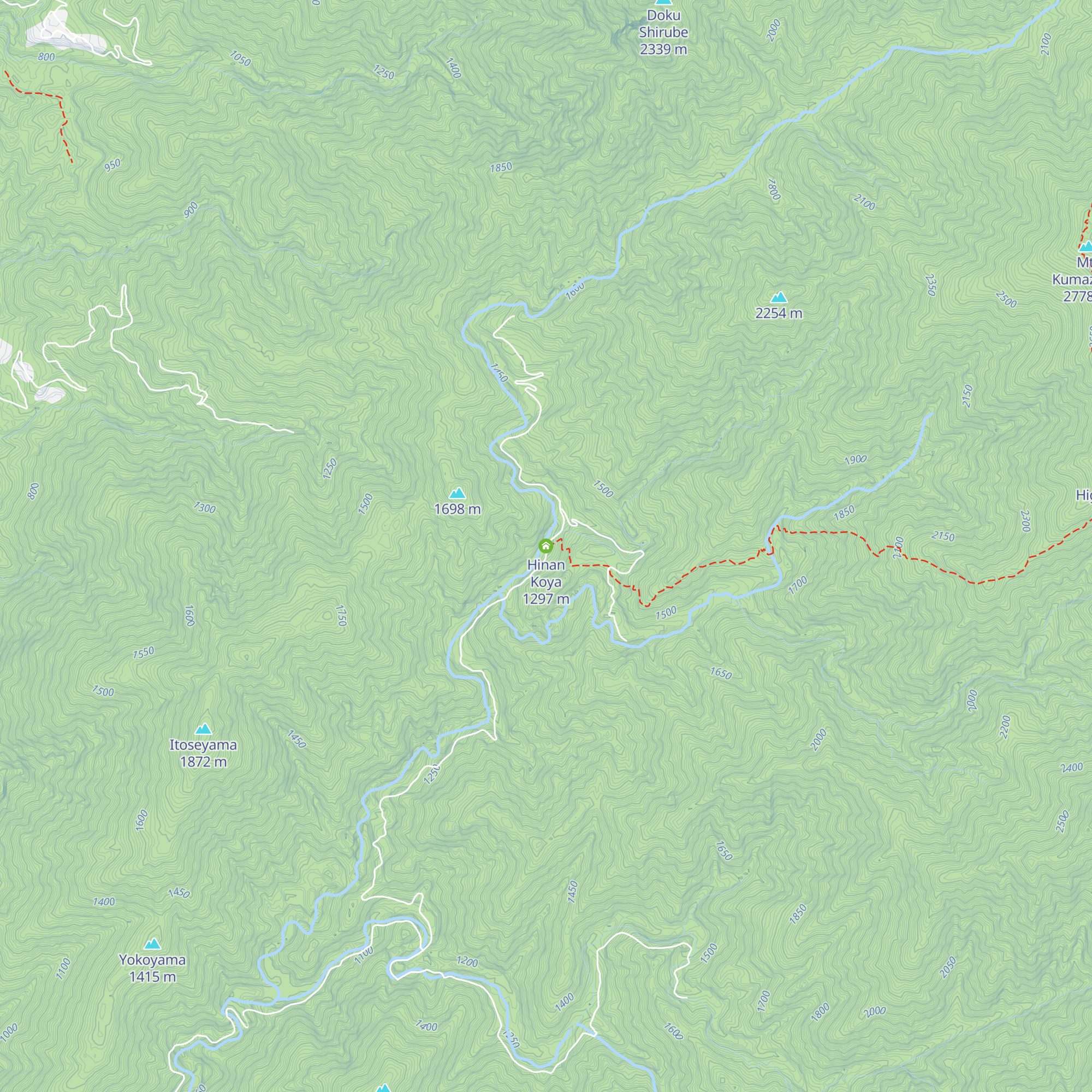 Hinan Koya map