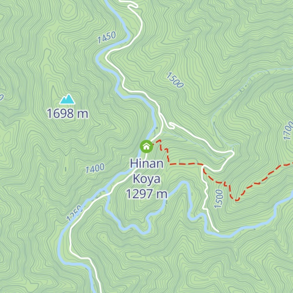 Map of Hinan Koya