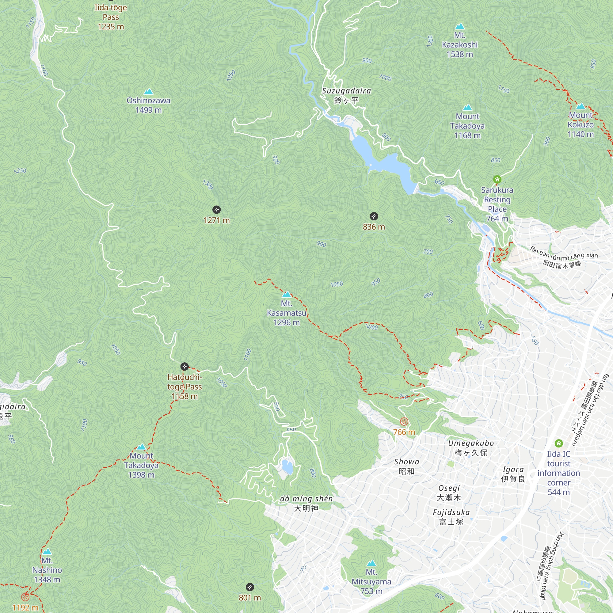 Kasamatsu-toge Cabin map