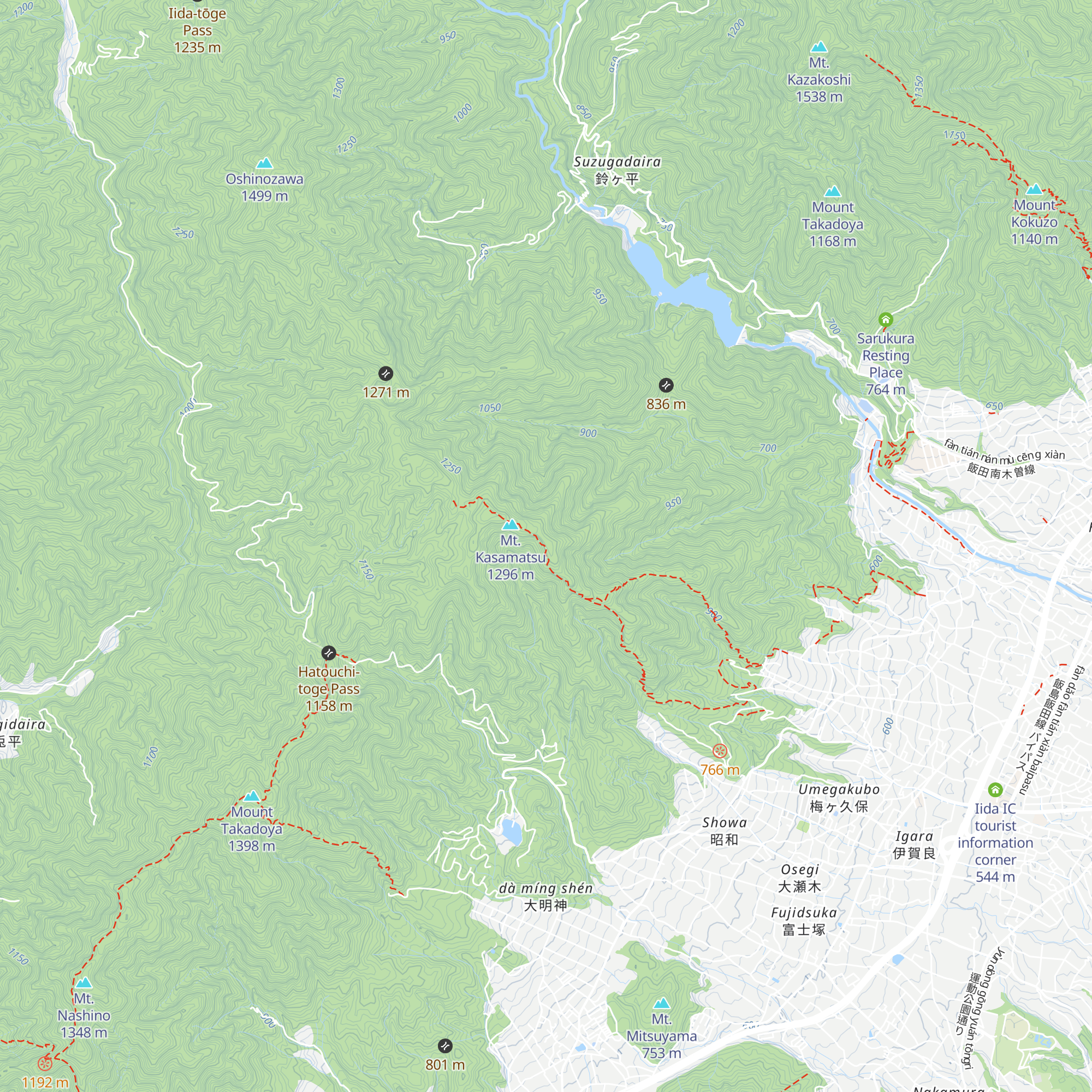 Kasamatsu-toge Cabin map