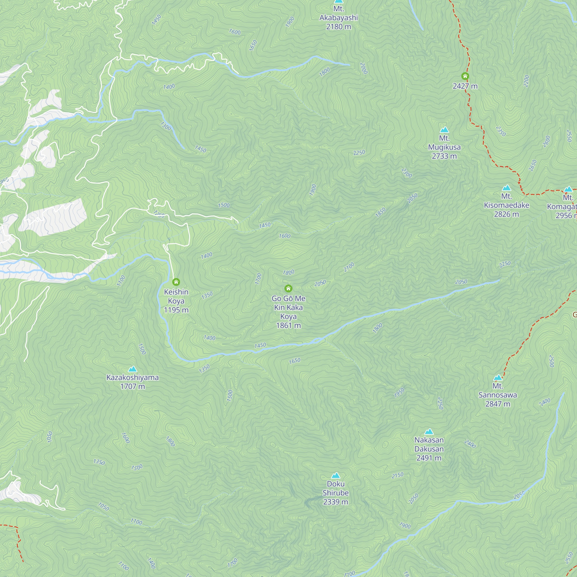 Go Gō Me Kin Kaka Koya map