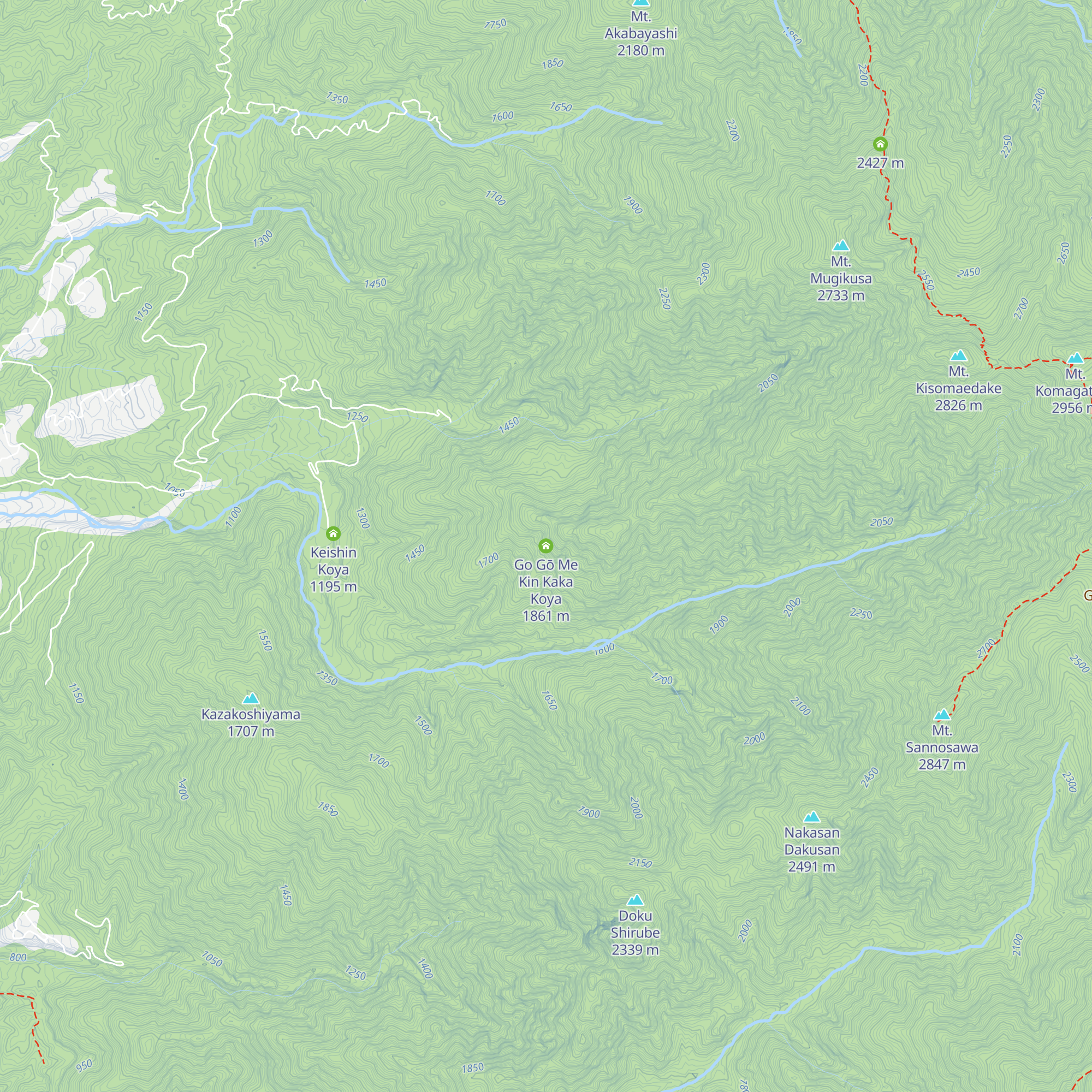 Go Gō Me Kin Kaka Koya map