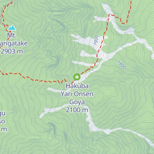 Map of Hakuba Yari Onsen Goya