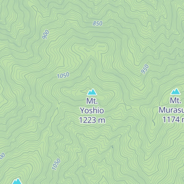 Map of Mt. Yoshio