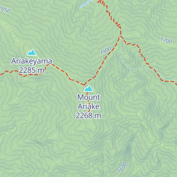 Map of Mount Ariake