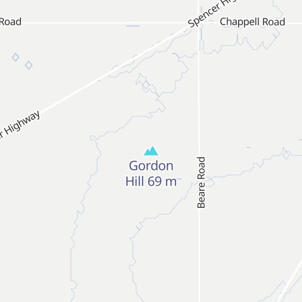 Map of Gordon Hill