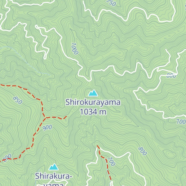 Map of Shirokurayama