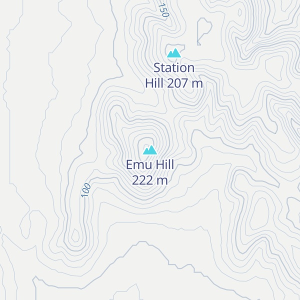 Map of Emu Hill