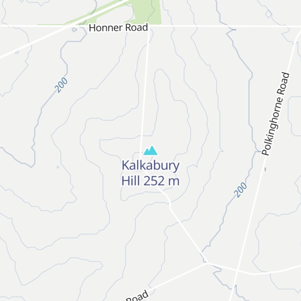 Map of Kalkabury Hill