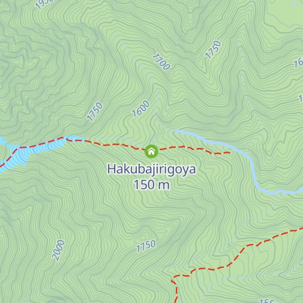 Map of Hakubajirigoya