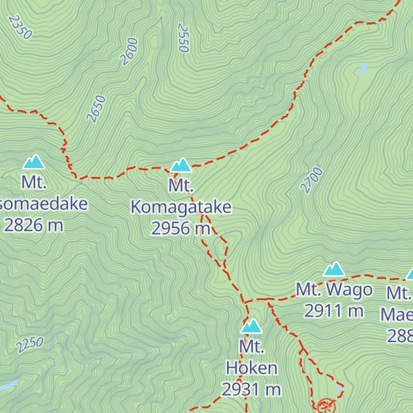 Map of Choujou-Sansou