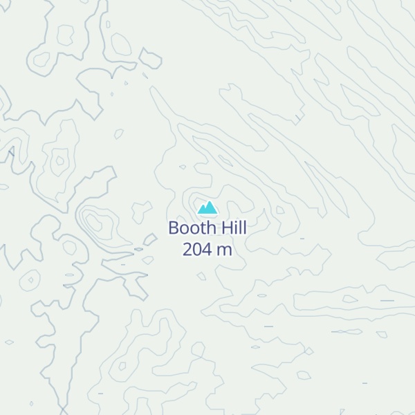 Map of Booth Hill