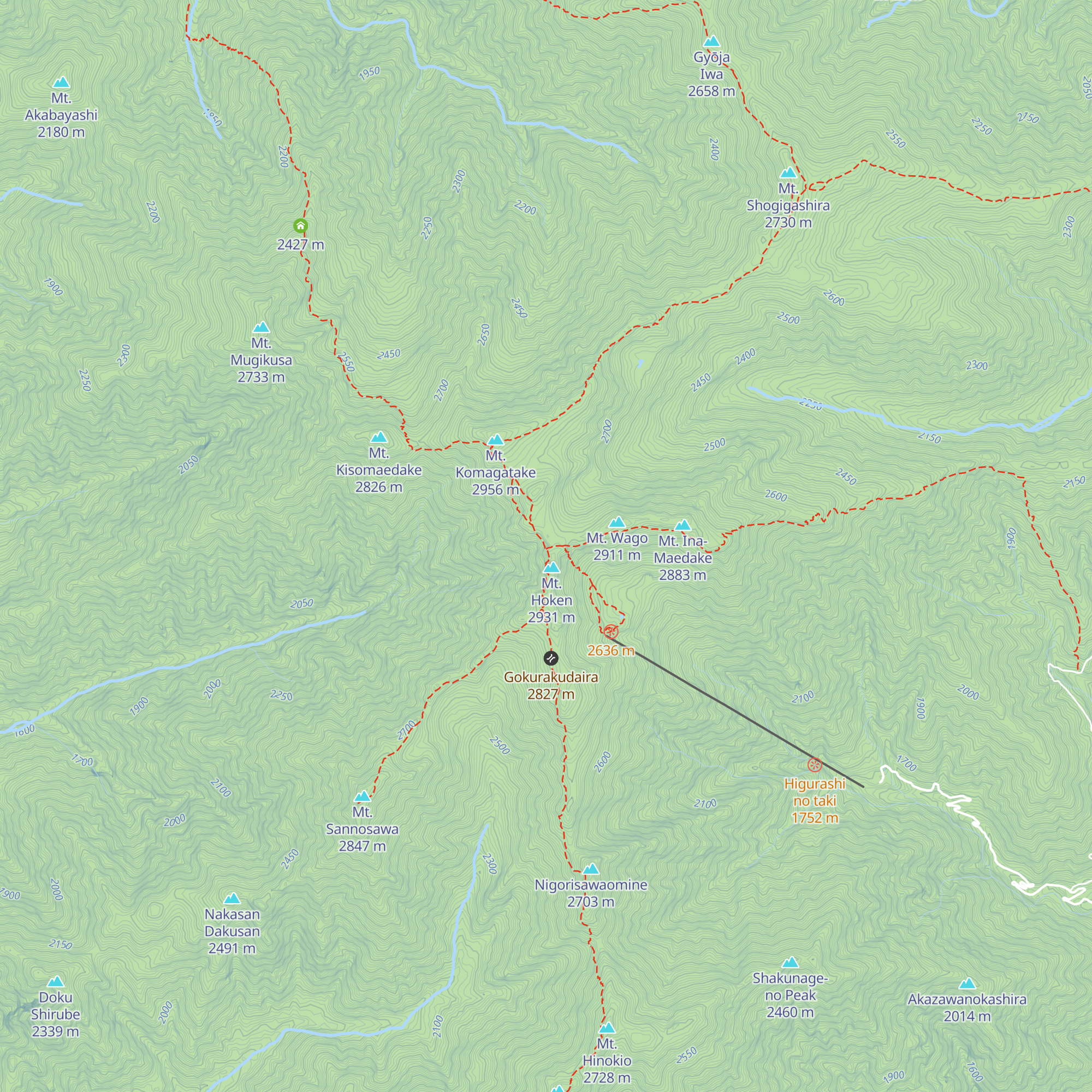 Houken-Sansou map
