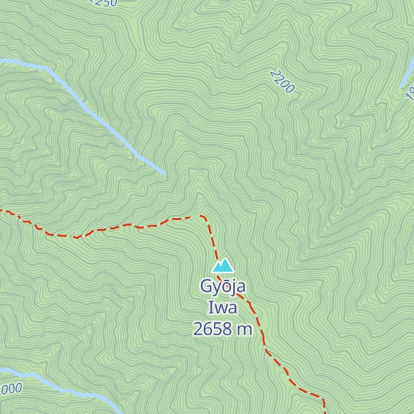 Map of Mt. Chausu