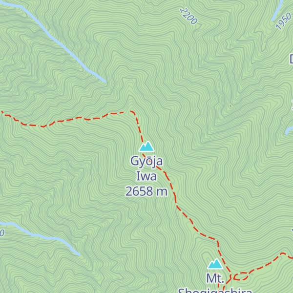 Map of Gyōja Iwa