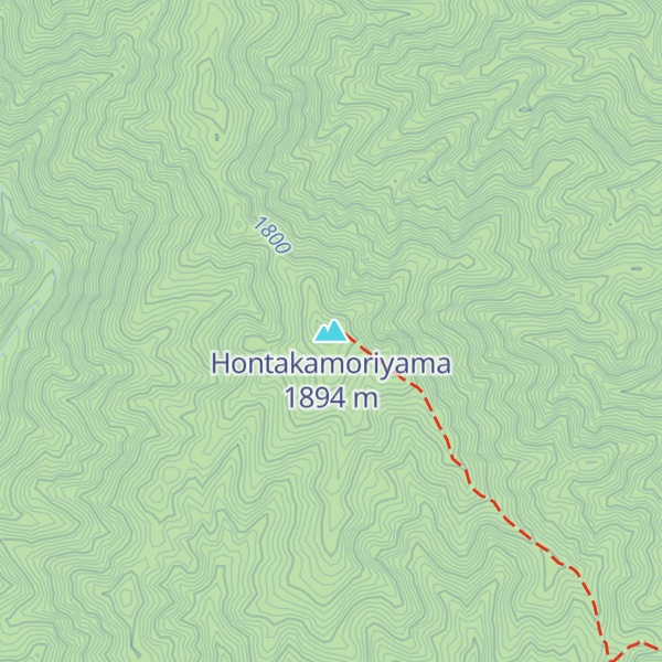 Map of Hontakamoriyama