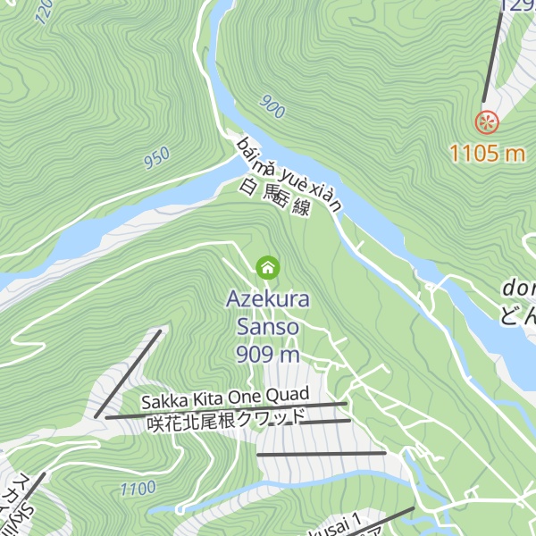 Map of Azekura Sanso