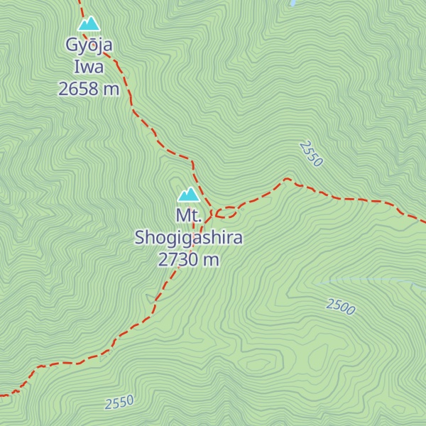 Map of Nishikoma-sanso