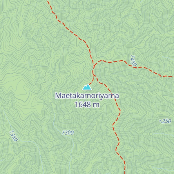 Map of Maetakamoriyama