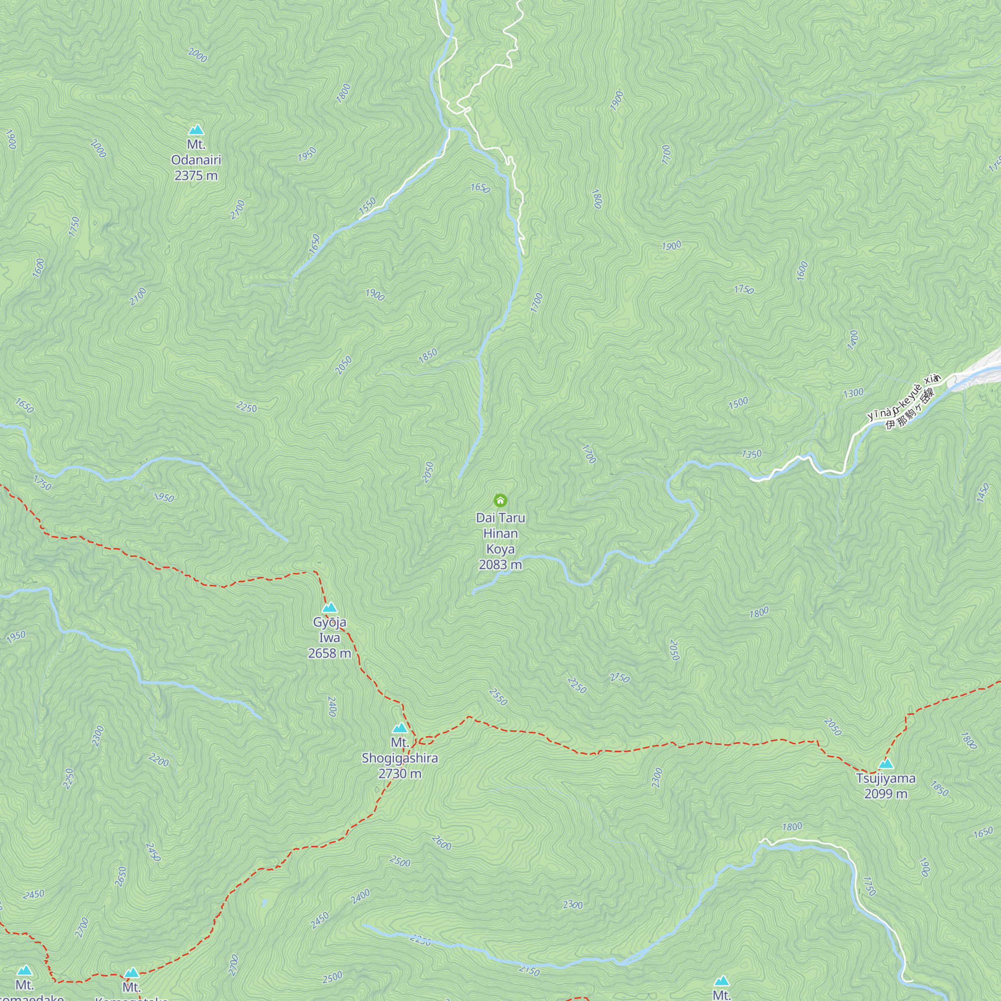 Dai Taru Hinan Koya map