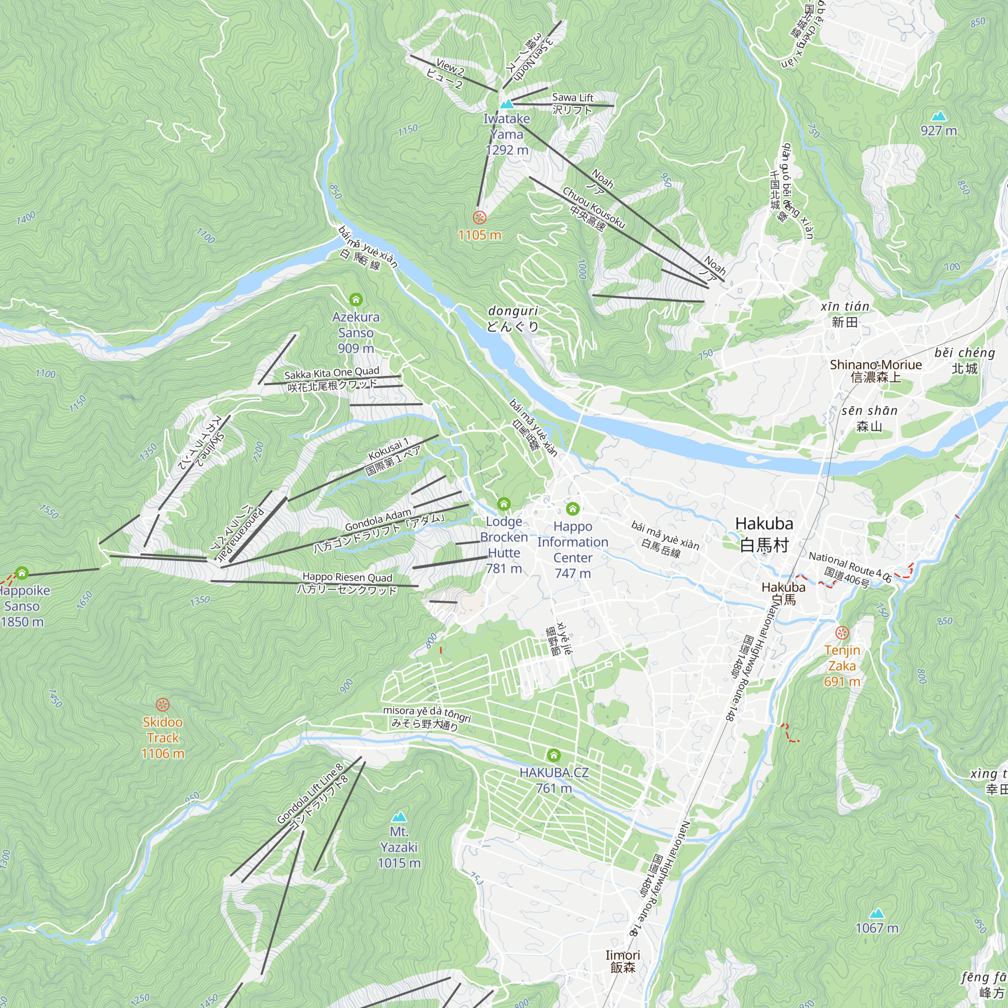 Lodge Brocken Hutte map