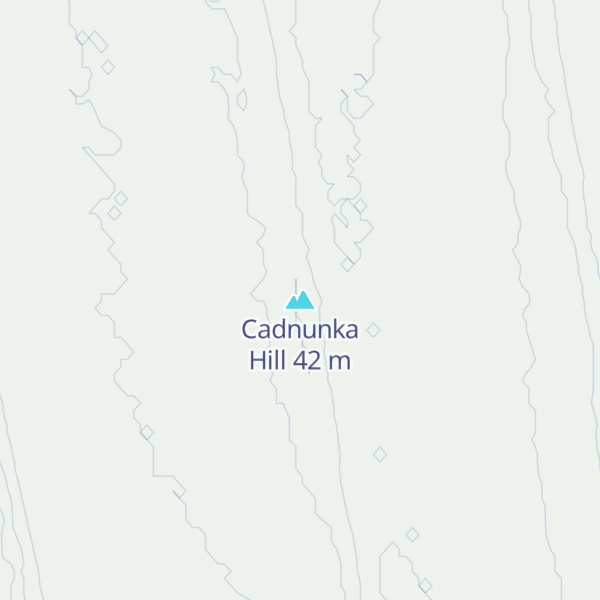 Map of Cadnunka Hill