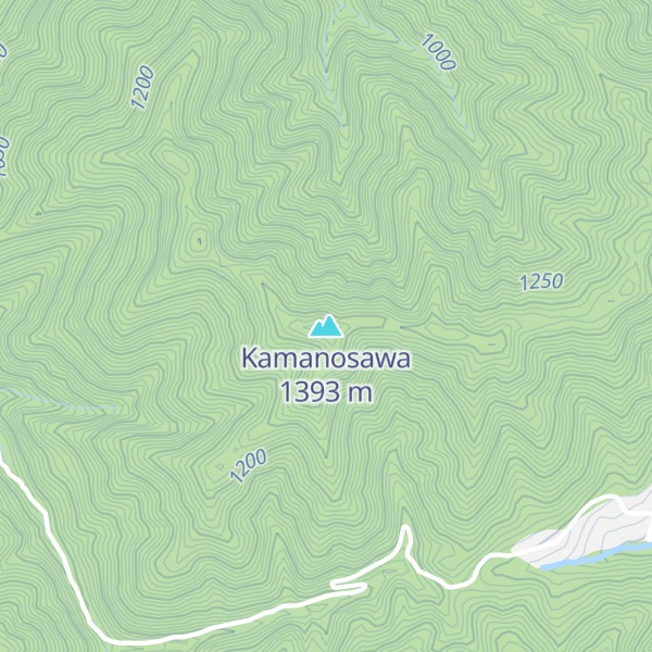 Map of Kamanosawa