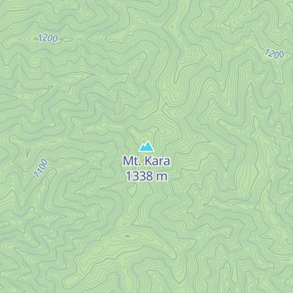 Map of Mt. Kara