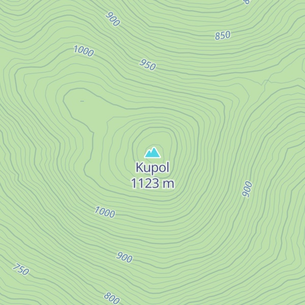 Map of Kupol