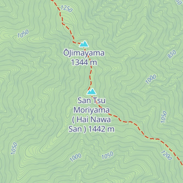Map of San Tsu Moriyama ( Hai Nawa San )