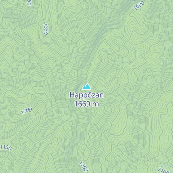 Map of Happōzan