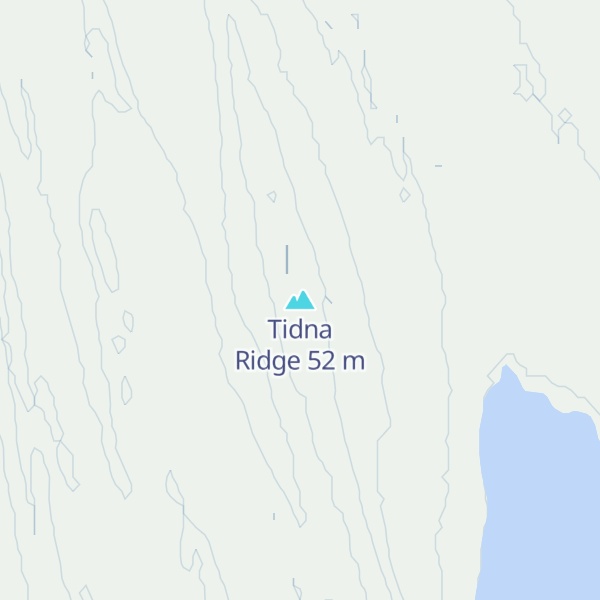 Map of Tidna Ridge