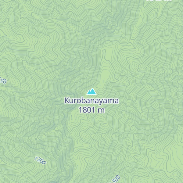 Map of Kurobanayama
