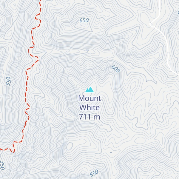 Map of Mount White