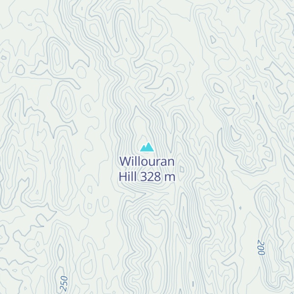 Map of Willouran Hill