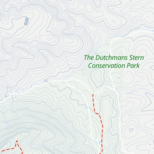 Map of Dutchman's Hut