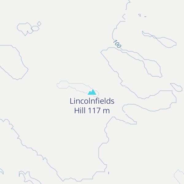 Map of Lincolnfields Hill