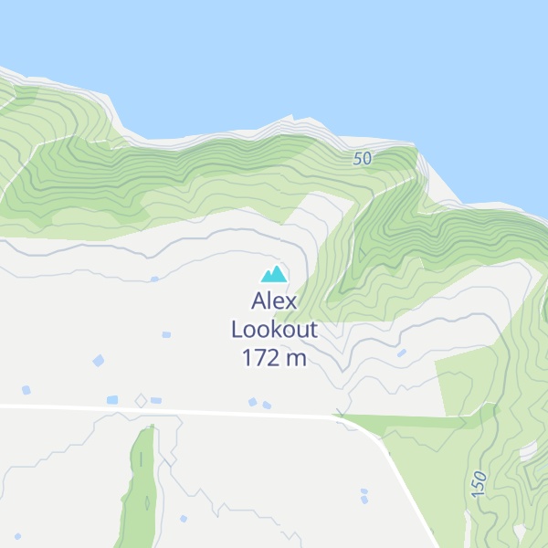 Map of Alex Lookout